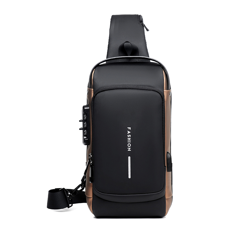 Men Accessories For Travel - Men Multifunction Anti Theft USB Shoulder