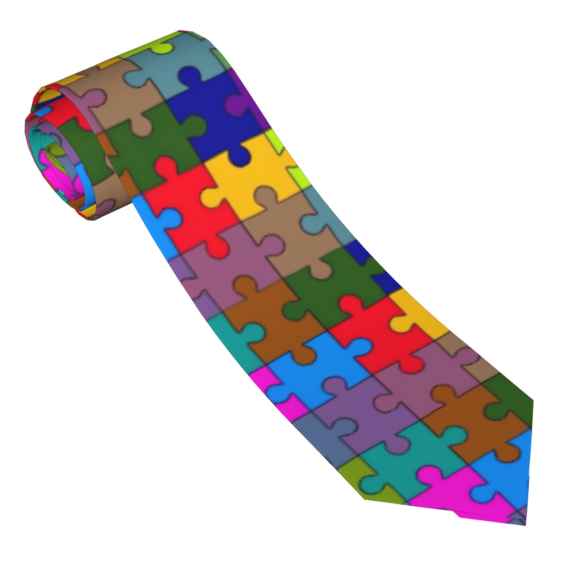 Dark Gradient Puzzle Tie  Wedd - Men Accessories Elegant ulasan dan harga
