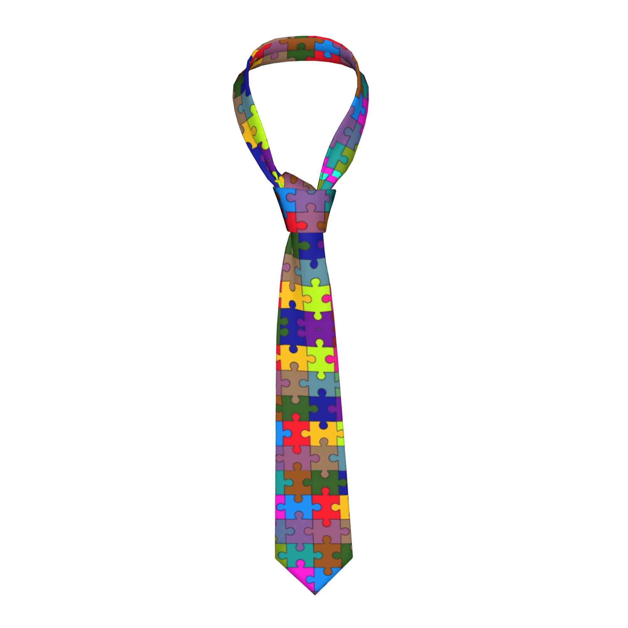 Dark Gradient Puzzle Tie  Wedd - Men Accessories Elegant ulasan dan harga