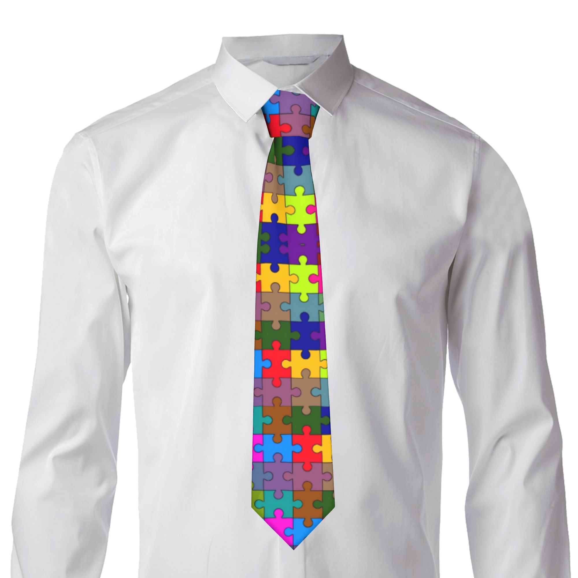 Dark Gradient Puzzle Tie  Wedd - Men Accessories Elegant ulasan dan harga