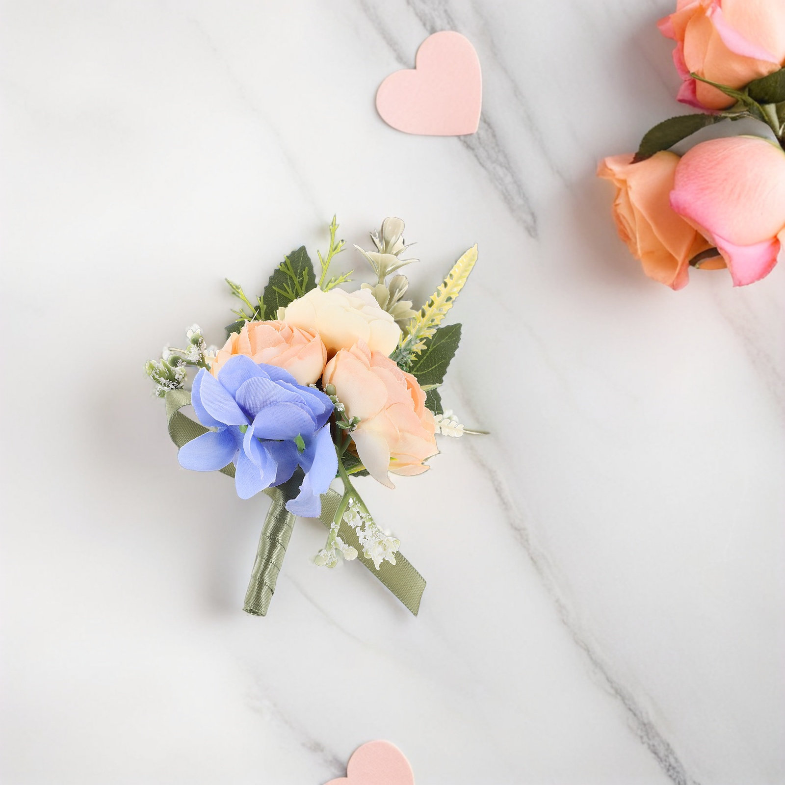 Wedding Boutonniere Artificial - Men Accessories Elegant ulasan dan harga