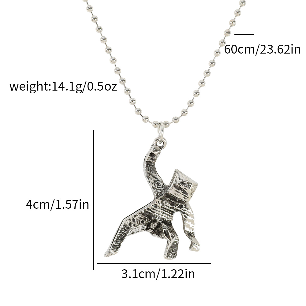 3D Xenon Rock Little Man Proje - Men Accessories Necklace ulasan dan harga