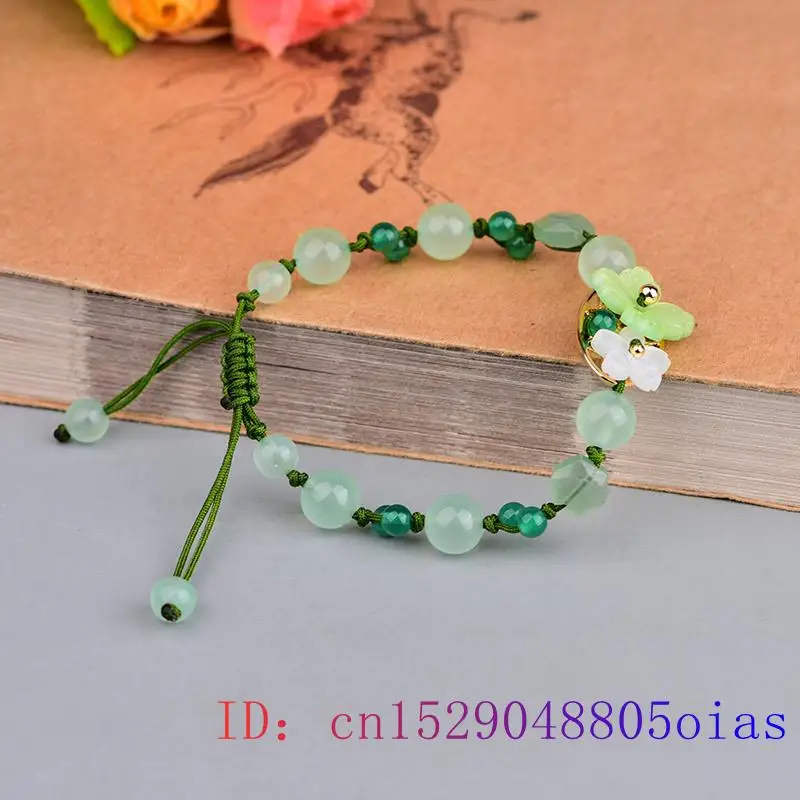 Green Jade Flower Bracelet Amu - Bead Bracelet Men ulasan dan harga