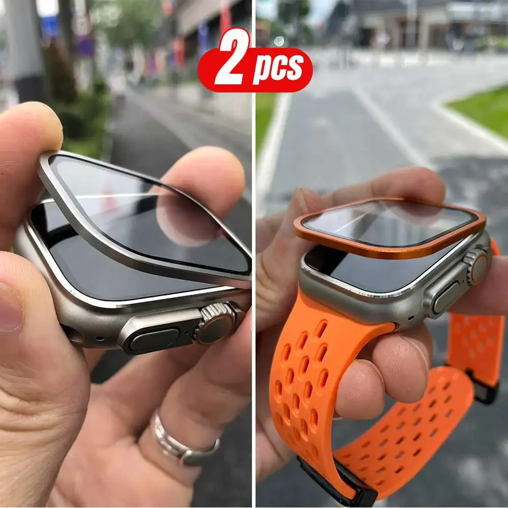 2PCS Titanium Metal Frame for  - Men'S Accessories Watches ulasan dan harga