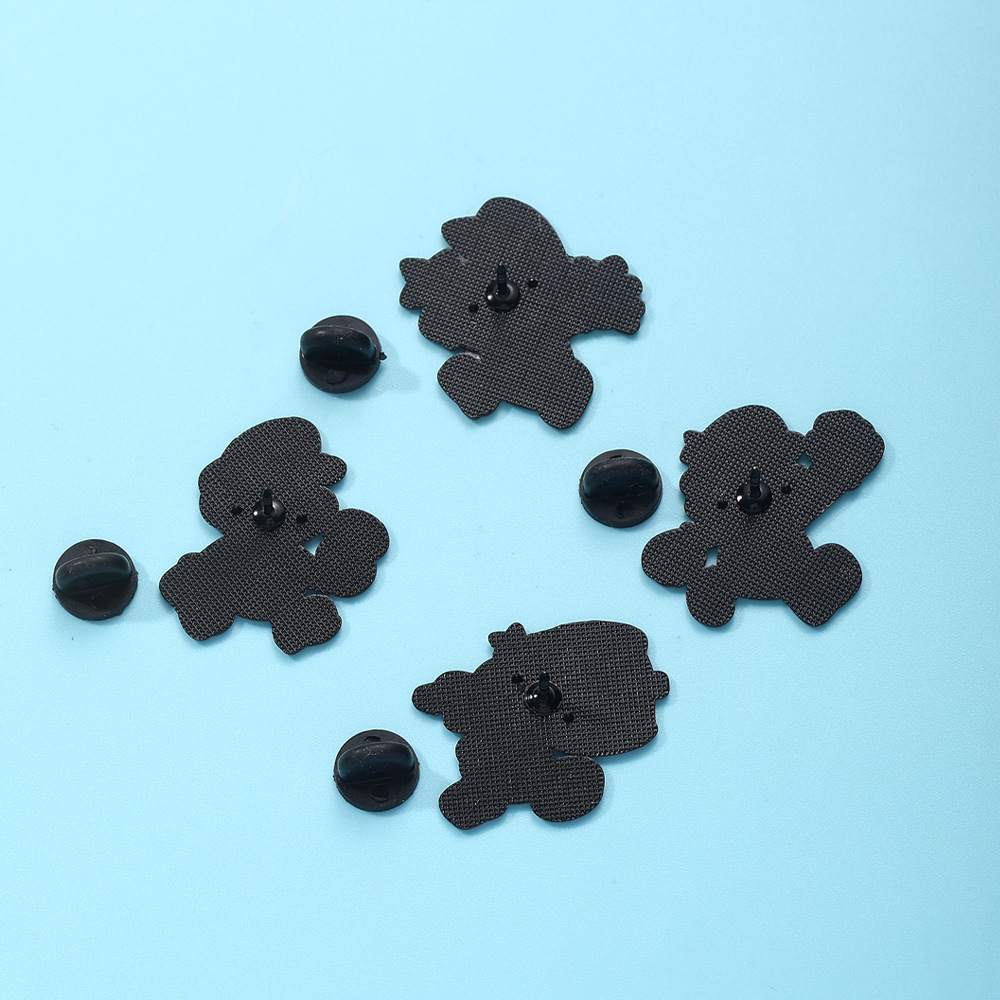 4/8Pcs Cute Game Figure Dinosa - Lapel Pin Enamel ulasan dan harga