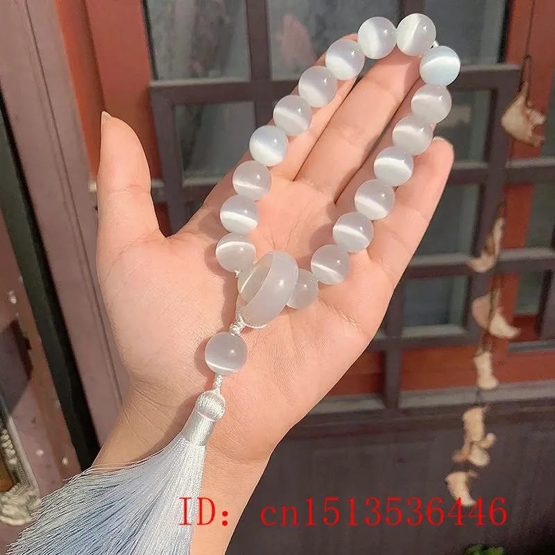 Cat 's-eye Stone 12mm Beads Lo - Bead Bracelet Men ulasan dan harga