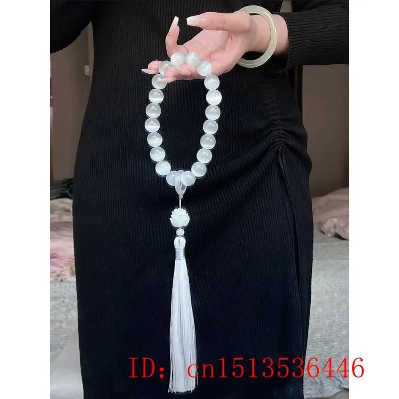 Cat 's-eye Stone 12mm Beads Lo - Bead Bracelet Men ulasan dan harga