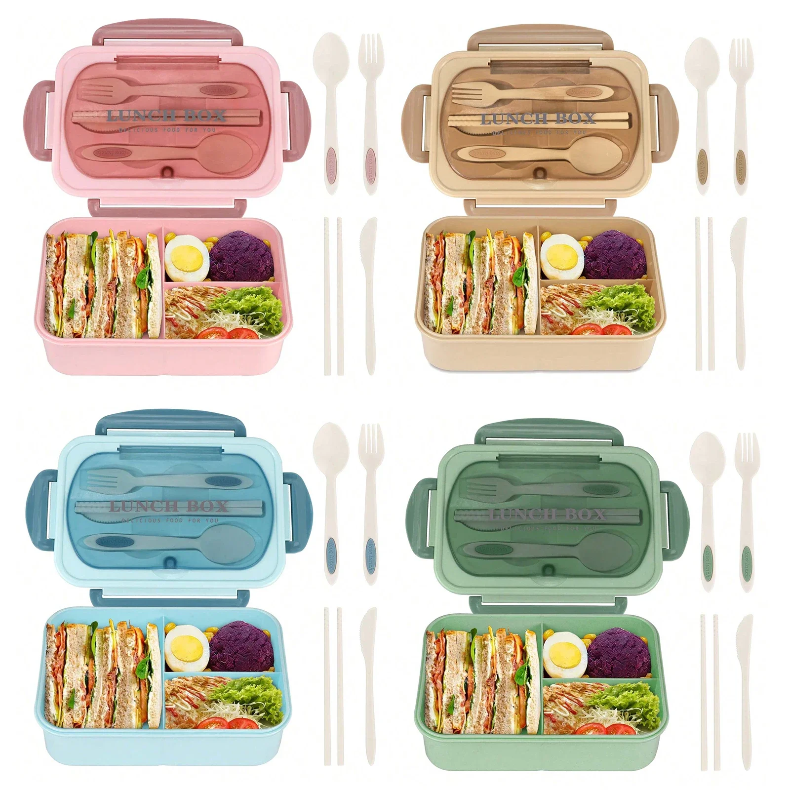 Adult Bento Box with 3 Compart - Men'S Accessories Rack ulasan dan harga