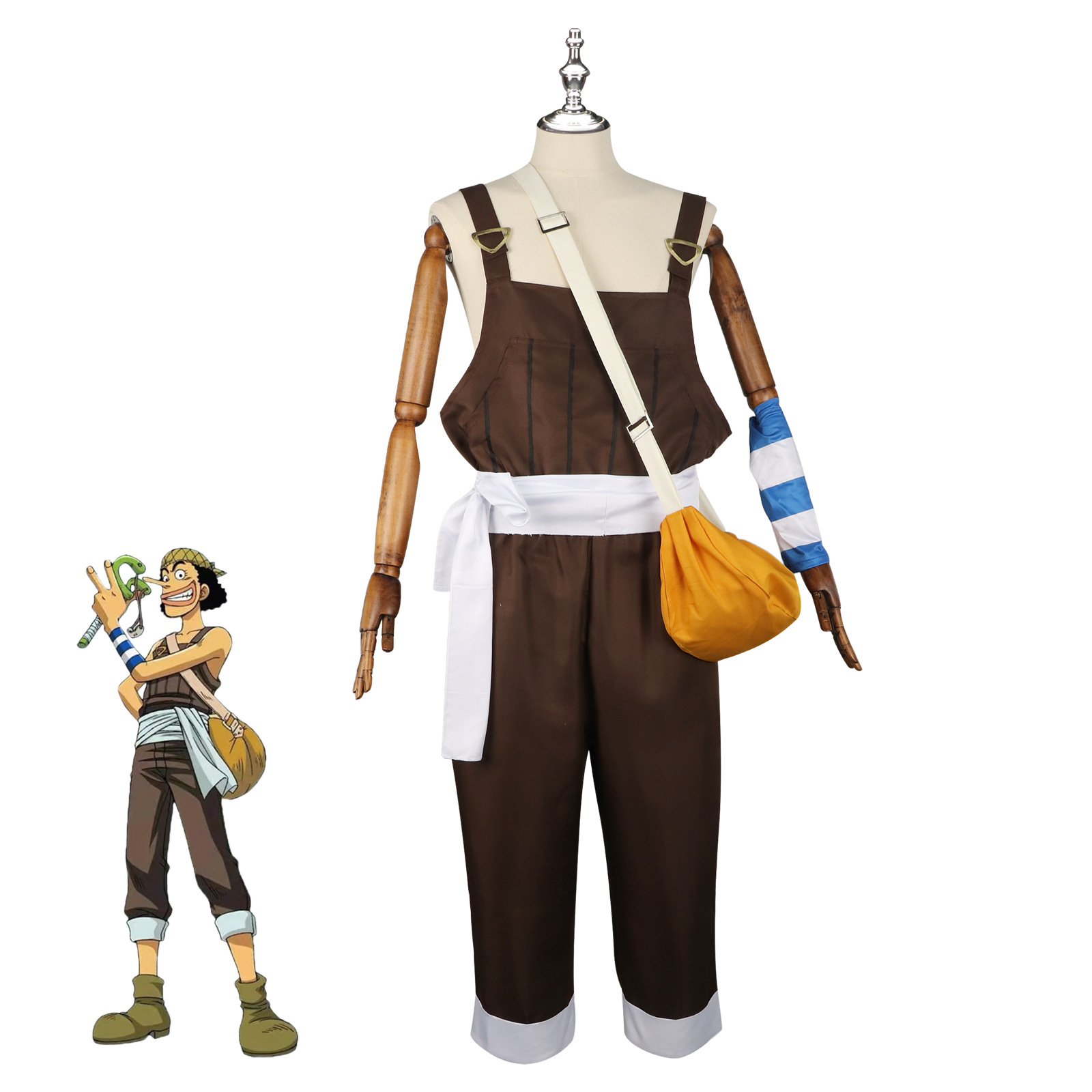 Anime UUsopp Cosplay Costume B - Men Accessories Korea ulasan dan harga