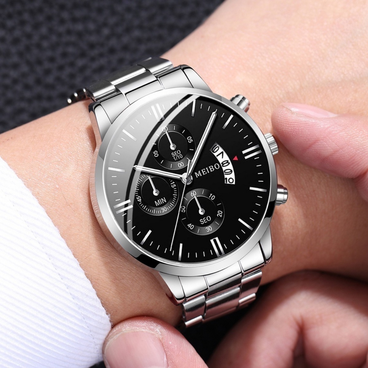 4PCS Fashion Couples Watches B - Men Accessories Elegant ulasan dan harga