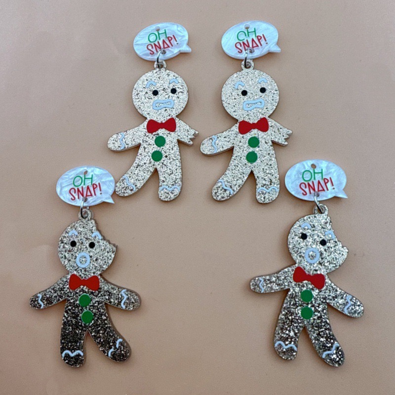 10pcs Cute Christmas Gingerbre - Men Accessories Necklace ulasan dan harga