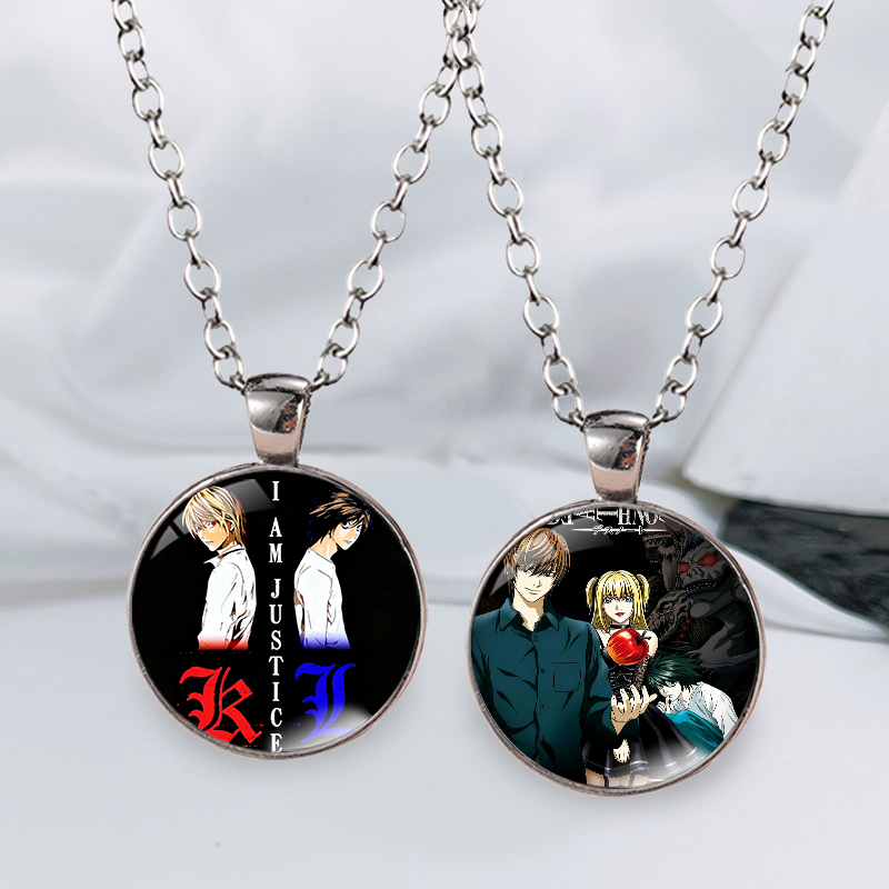 Death Note Time Gem Necklace f - Men Accessories Necklace ulasan dan harga