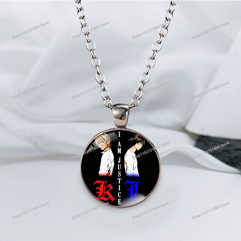 Death Note Time Gem Necklace f - Men Accessories Necklace ulasan dan harga