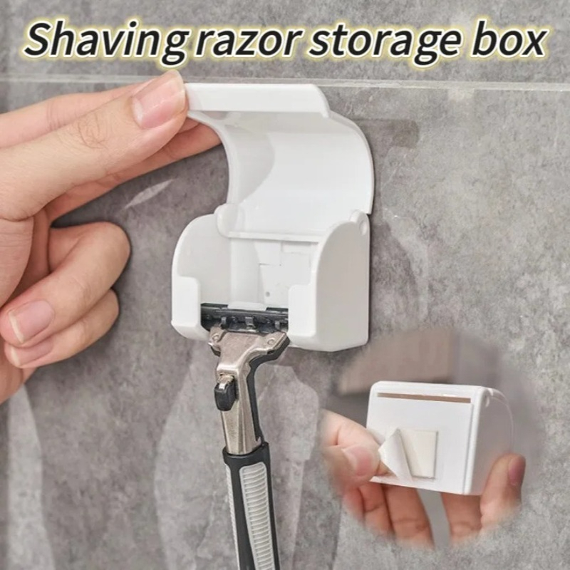1-5PCS Punch Free Shaving Plas - Men'S Accessories Rack ulasan dan harga