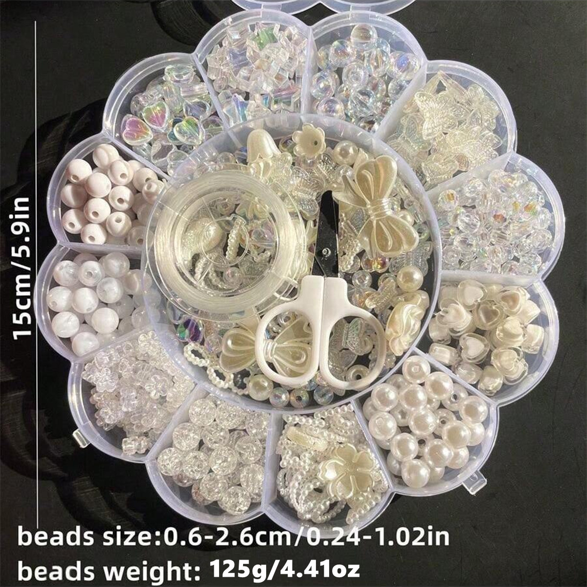 2Set/1Set 13 Grids Acrylic Flo - Bead Bracelet Men ulasan dan harga