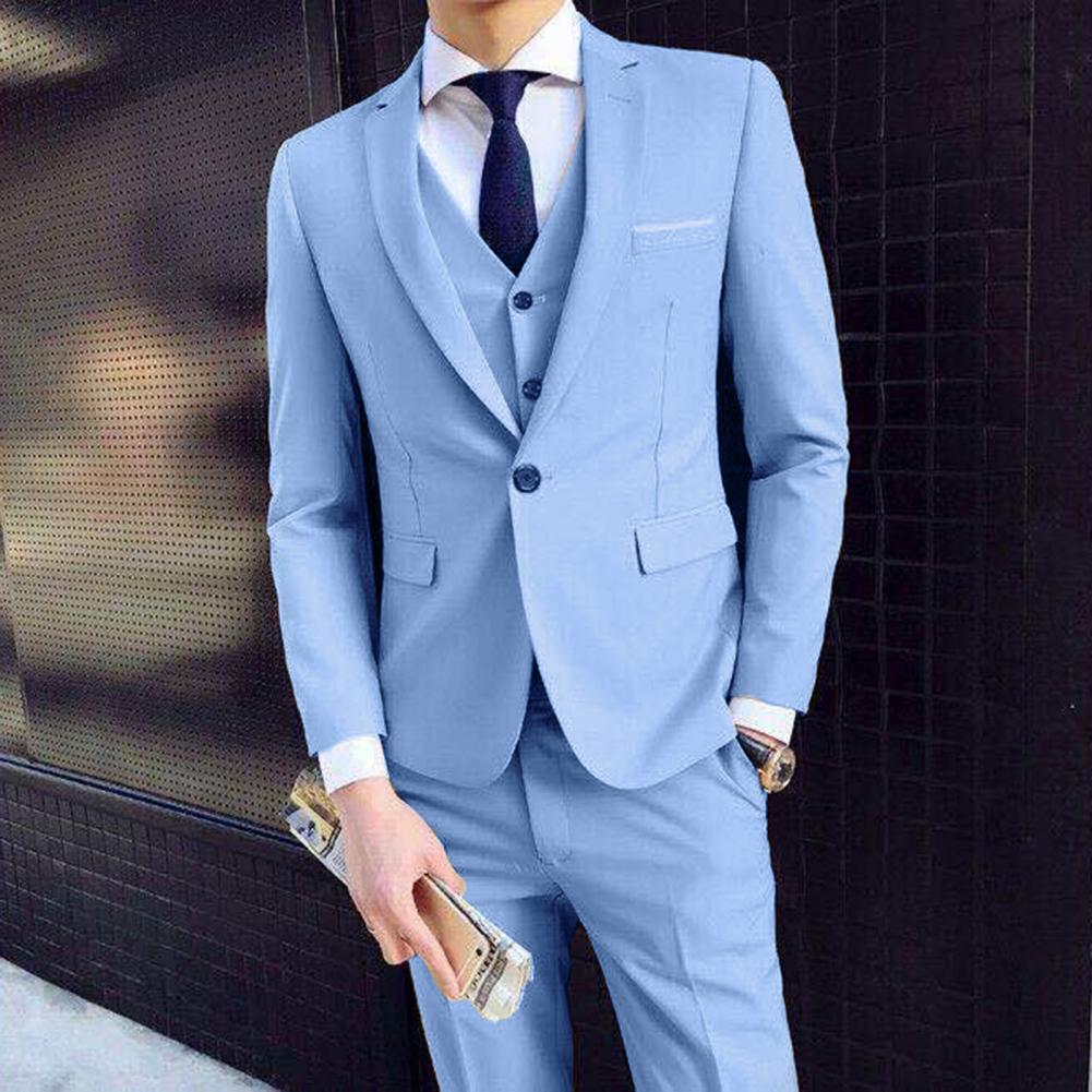 Men Blazers 3Pieces Sets Weddi - Men Accessories Elegant ulasan dan harga