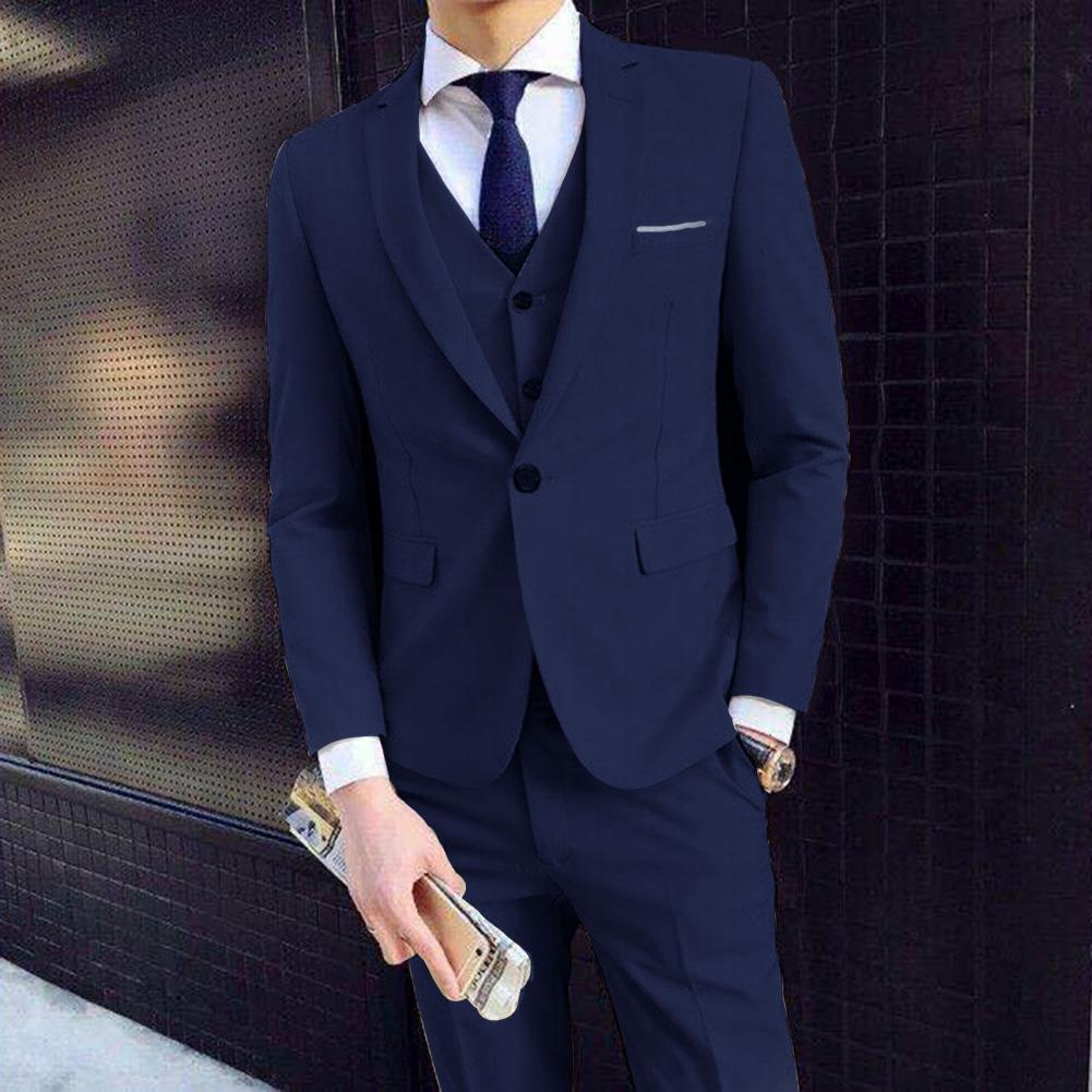 Men Blazers 3Pieces Sets Weddi - Men Accessories Elegant ulasan dan harga