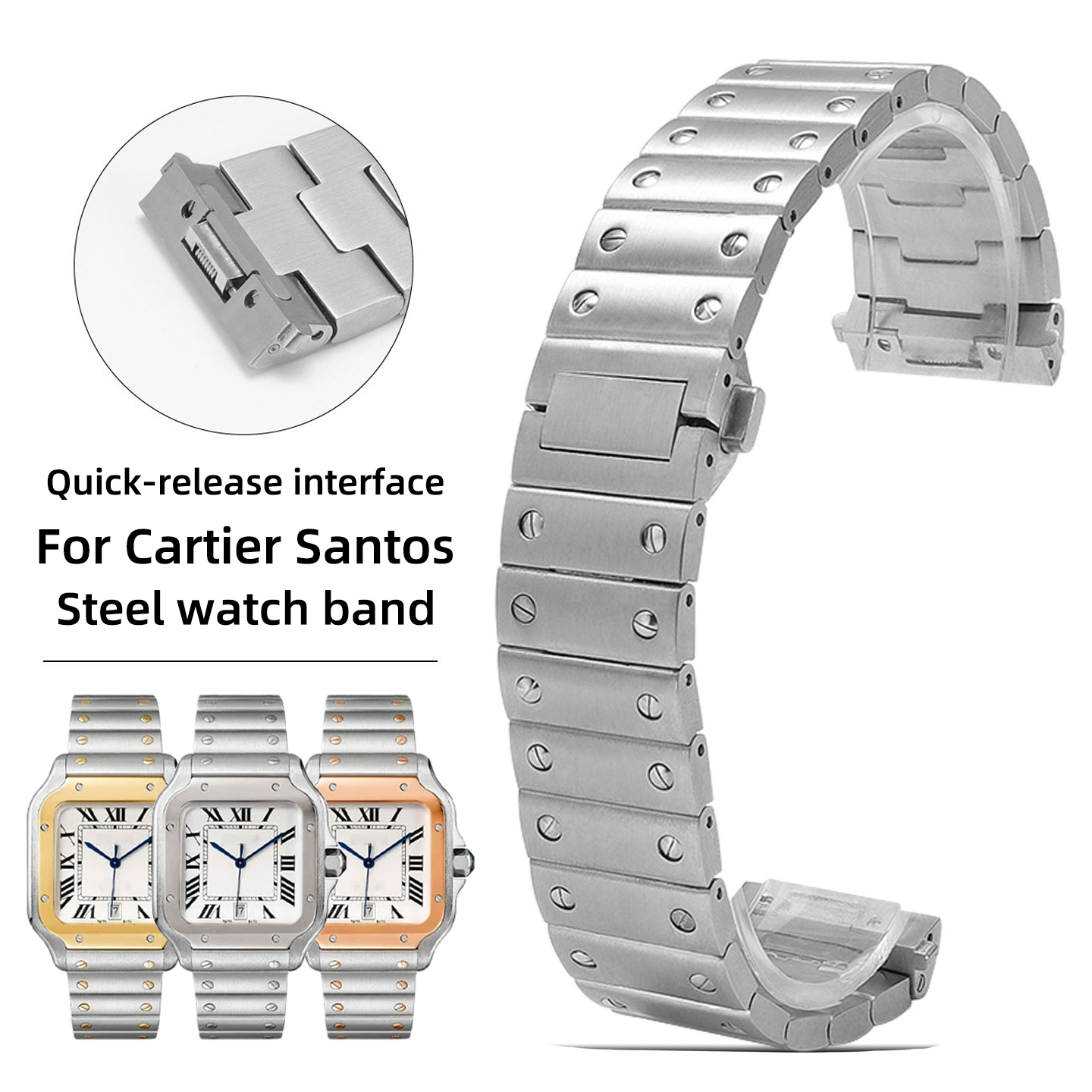 21mm Stainless Steel Bracelet  - Men'S Accessories Cartier ulasan dan harga