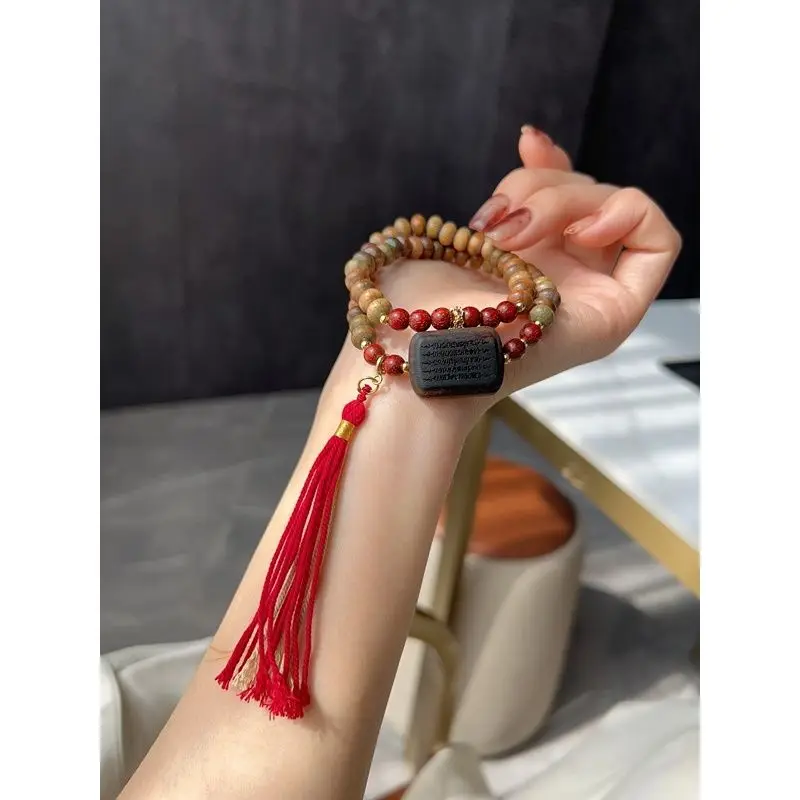 Natural Green Sandalwood Bead  - Bead Bracelet Men ulasan dan harga