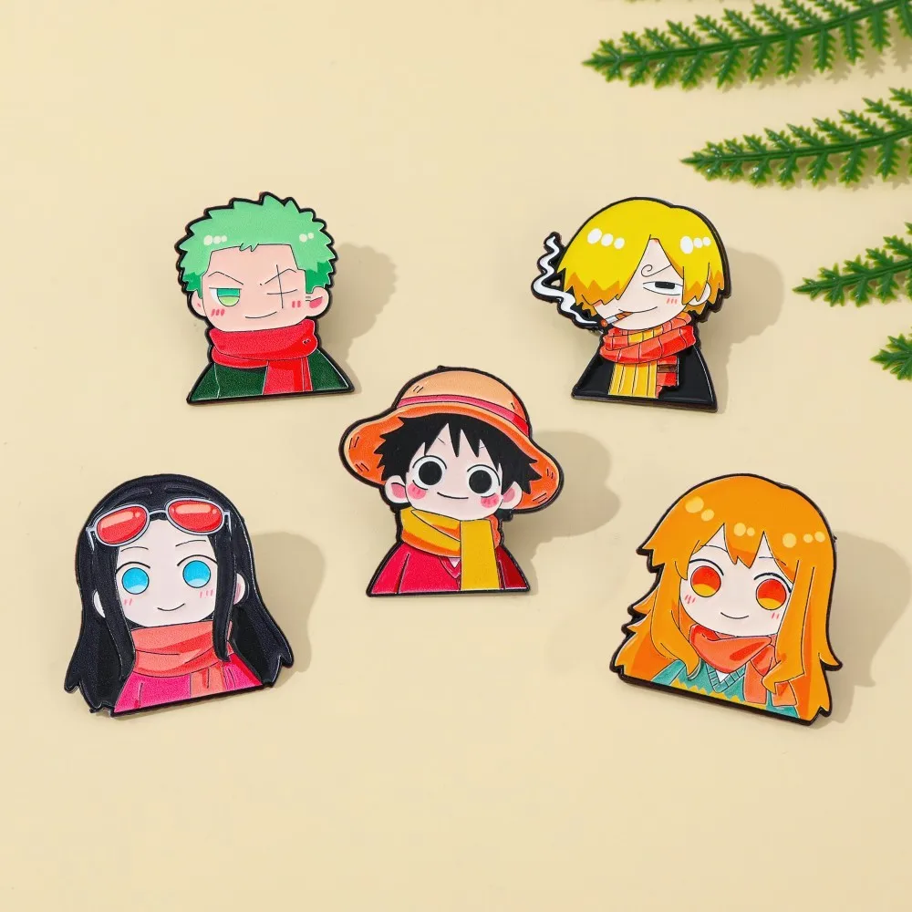 5 Pcs Cute Anime Cartoon Brooc - Lapel Pin Enamel ulasan dan harga