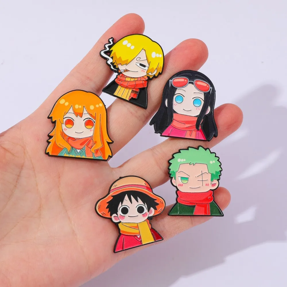 5 Pcs Cute Anime Cartoon Brooc - Lapel Pin Enamel ulasan dan harga