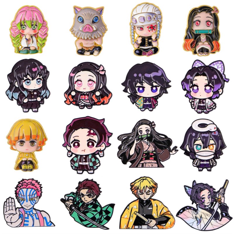 Cute Q Version Kimono Cartoon  - Lapel Pin Enamel ulasan dan harga