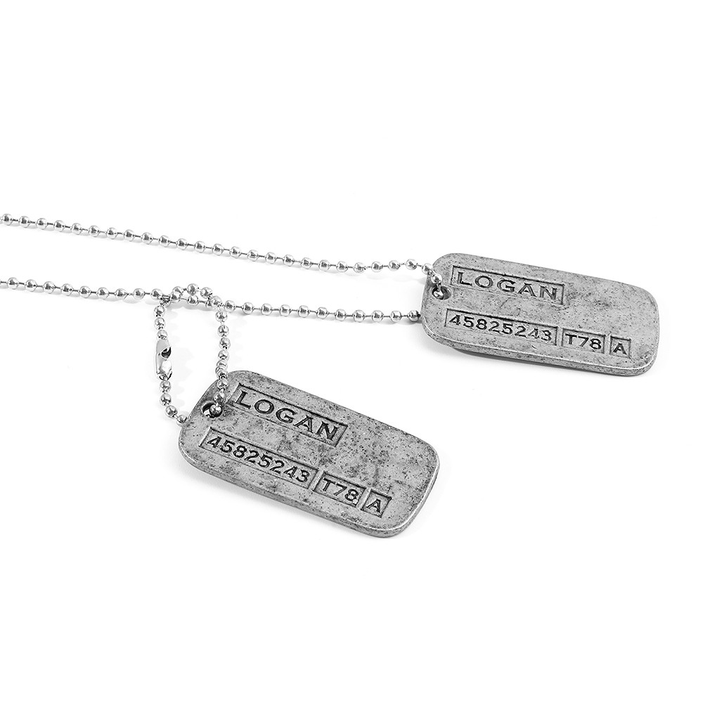 X-Men Wolverine Military Card  - Men Accessories Necklace ulasan dan harga