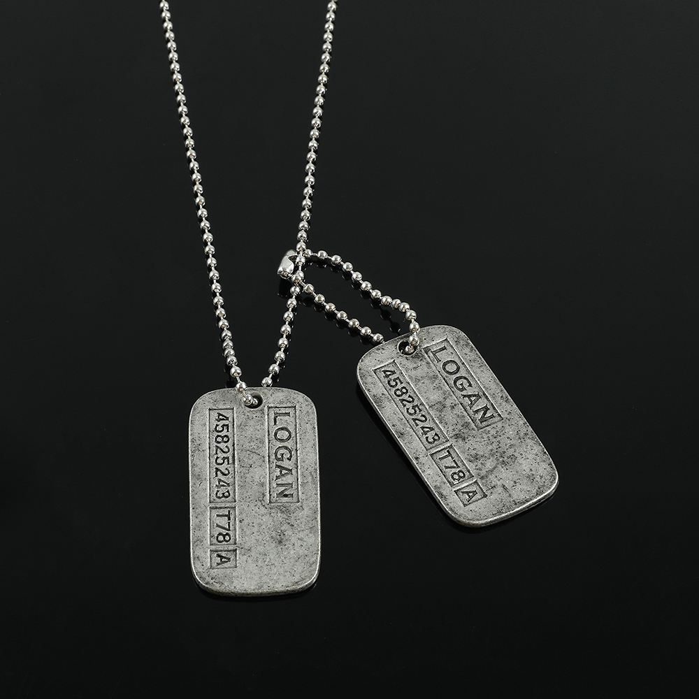 X-Men Wolverine Military Card  - Men Accessories Necklace ulasan dan harga