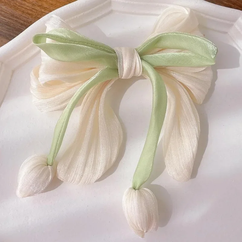 Elegant Tulip Flower Hair Clip - Men Accessories Elegant ulasan dan harga