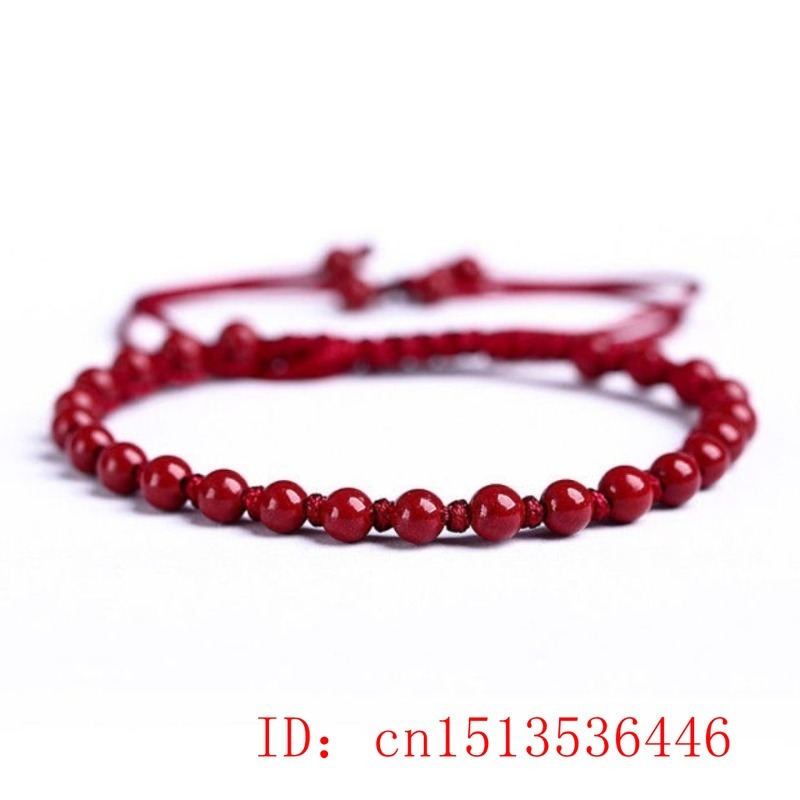 Customized Natural Red Cinnaba - Bead Bracelet Men ulasan dan harga