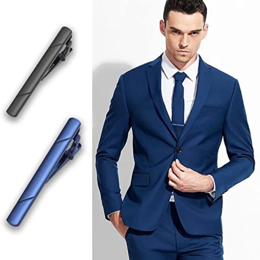 4Pcs Tie Clips For Men Tie Bar - Men Accessories Gift Box ulasan dan harga