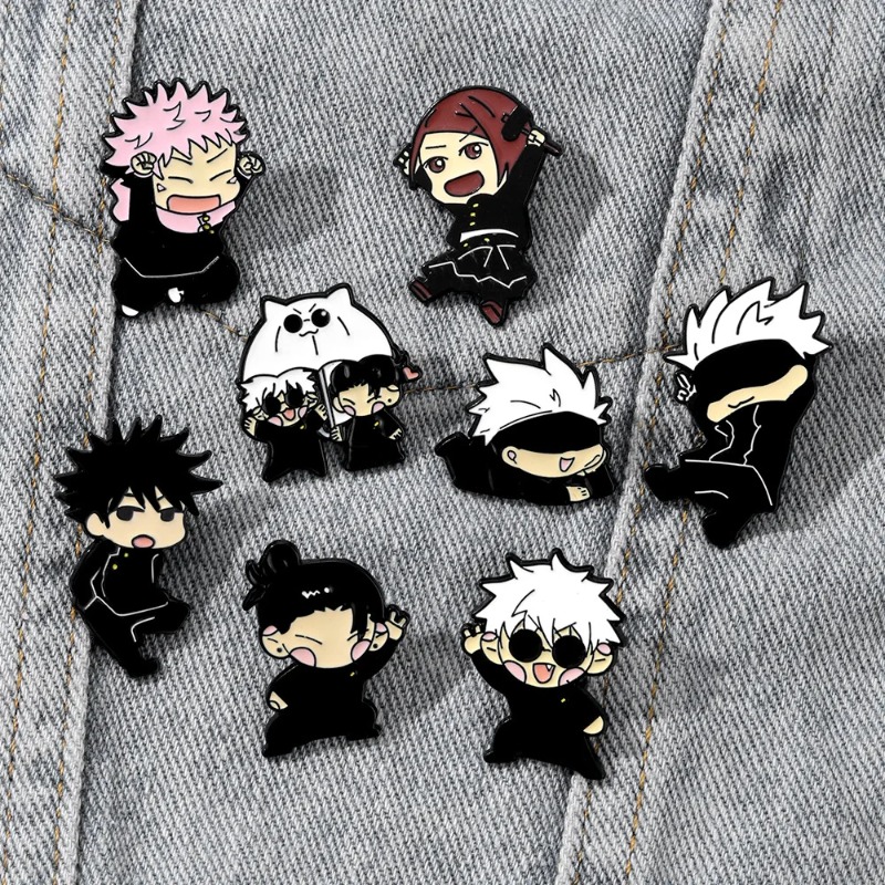 8pcs Anime Itadori Yuji Enamel - Lapel Pin Enamel ulasan dan harga