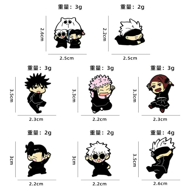 8pcs Anime Itadori Yuji Enamel - Lapel Pin Enamel ulasan dan harga