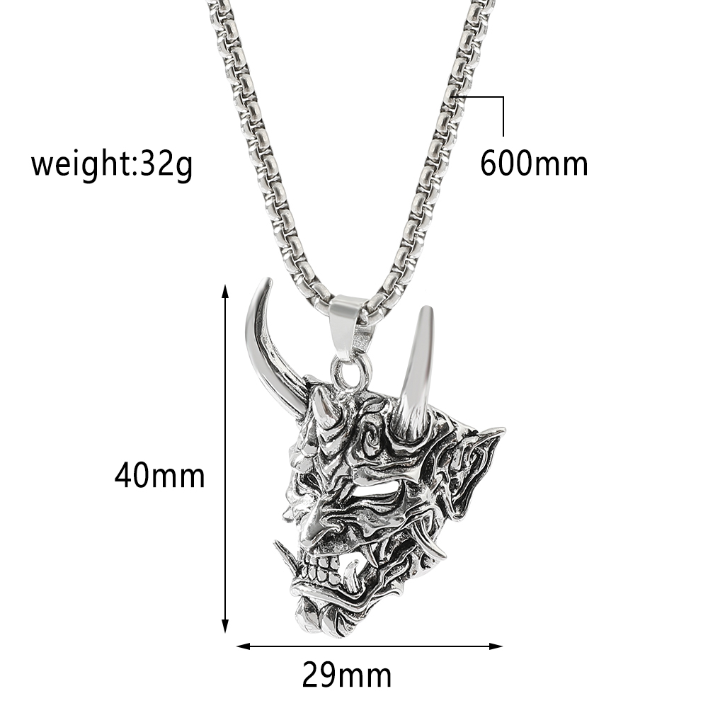 Handsome Rascal Ghost Mask Pen - Men Accessories Necklace ulasan dan harga