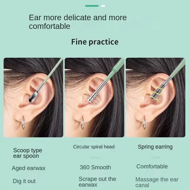 6Pcs Ear Wax Pickers Earwax Re - Men'S Accessories Types ulasan dan harga