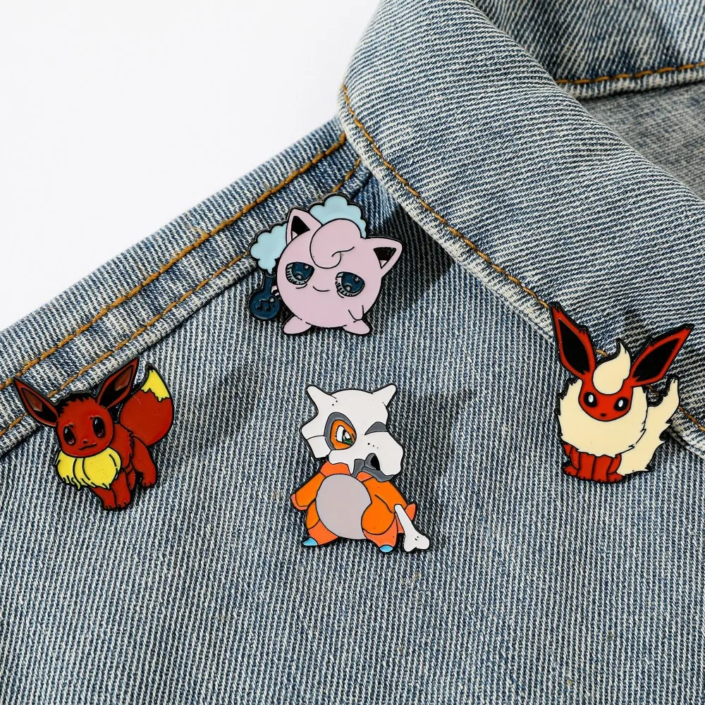 4 Pcs Characters Cartoon Brooc - Lapel Pin Enamel ulasan dan harga