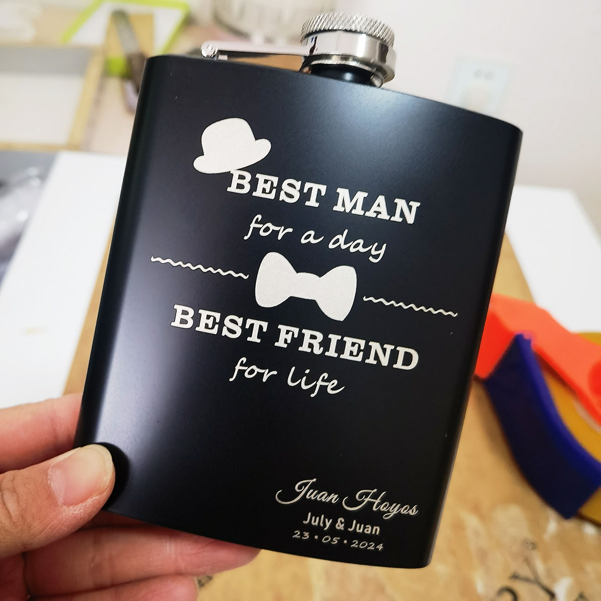 Custom Engraved Flask for Men  - Flask Stainless Steel ulasan dan harga