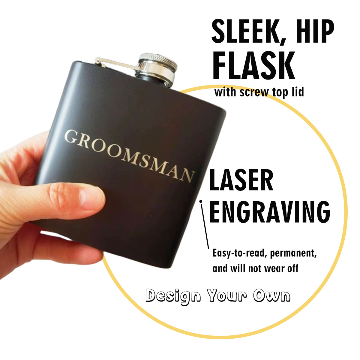Custom Engraved Flask for Men  - Flask Stainless Steel ulasan dan harga