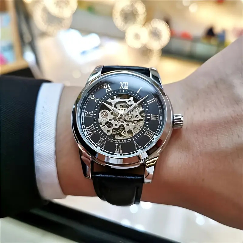 Elegant Men's Automatic Mechan - Men Accessories Elegant ulasan dan harga